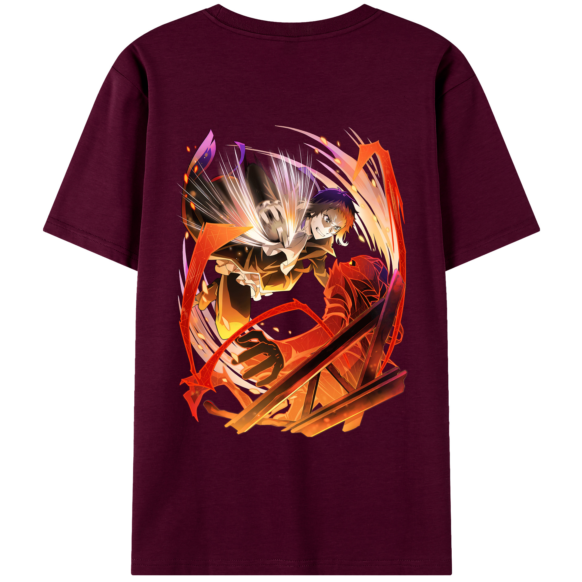 （画像用） 文豪ストレイドッグス Bungo Stray Dogs レディース半袖Tシャツ(バックプリント)